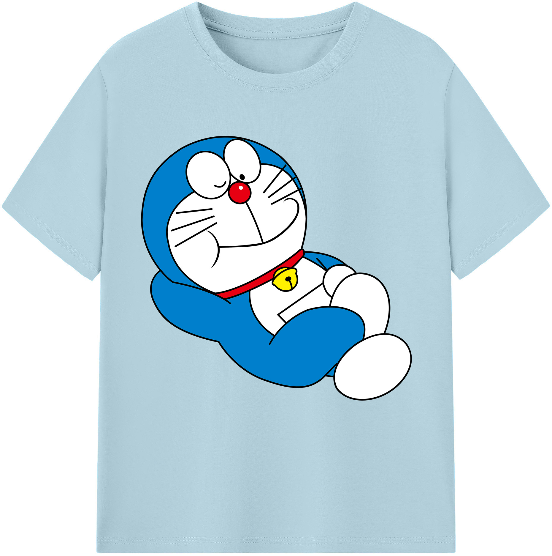 （画像用） ドラえもん Doraemon 綿100％半袖Tシャツ（フロントプリント）